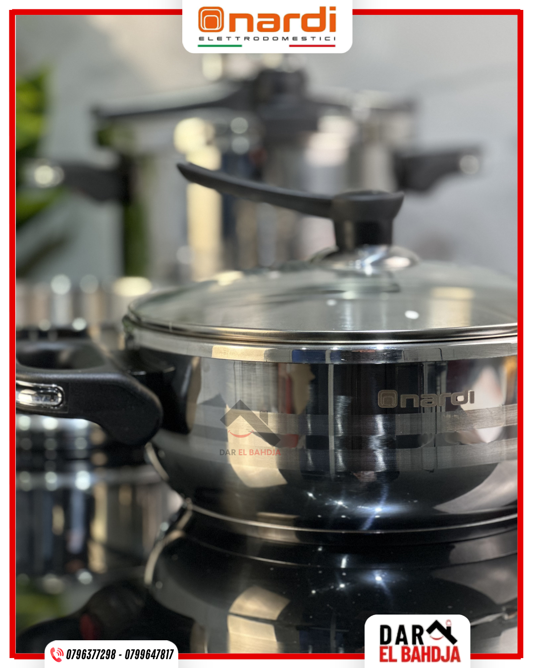 Cocotte Clipso NARDI 💥 Inox 18/10 Original 💥 Minuteur