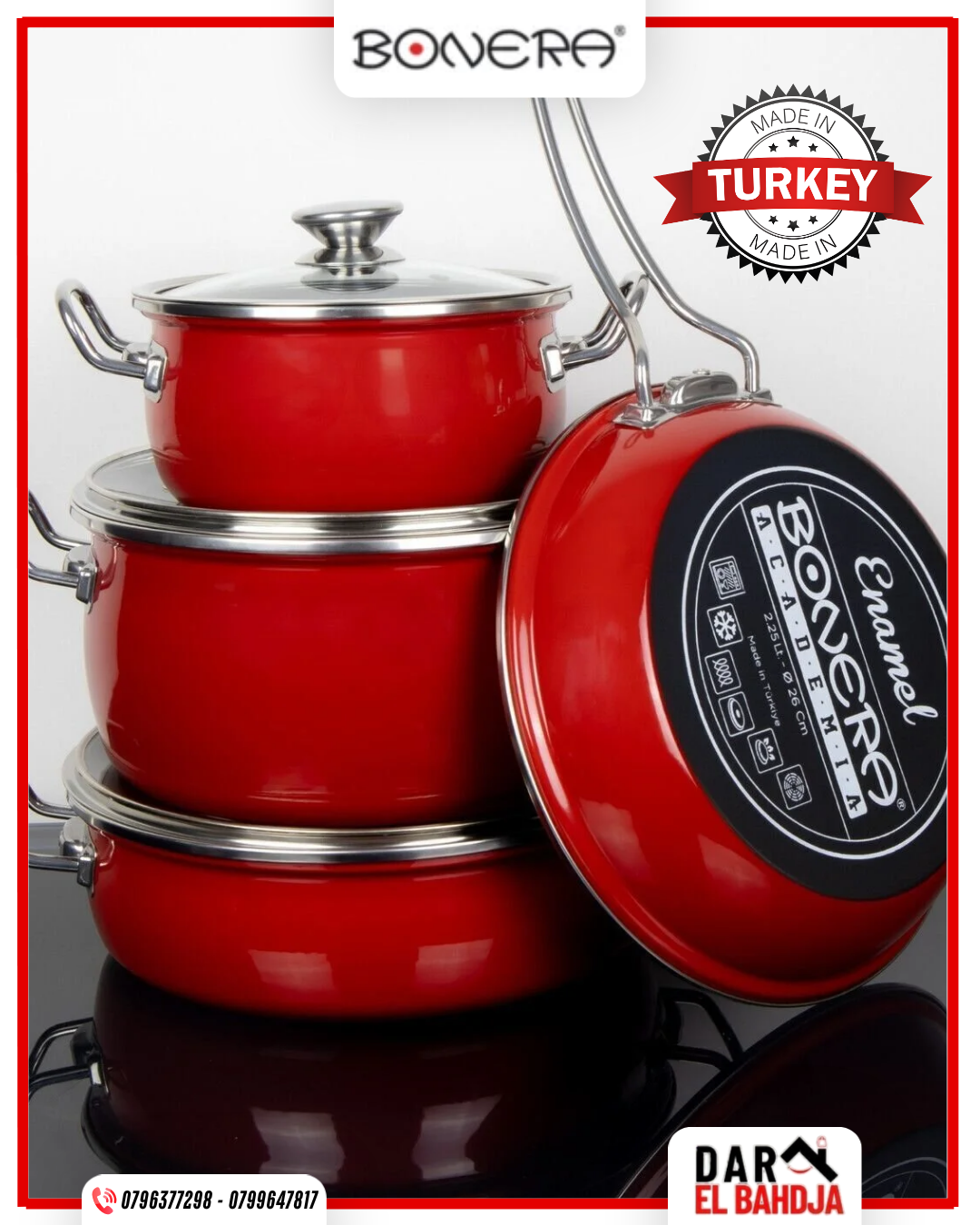 BONERA Gamme complète 6 PCS ORIGINAL 🇹🇷🇹🇷🇹🇷