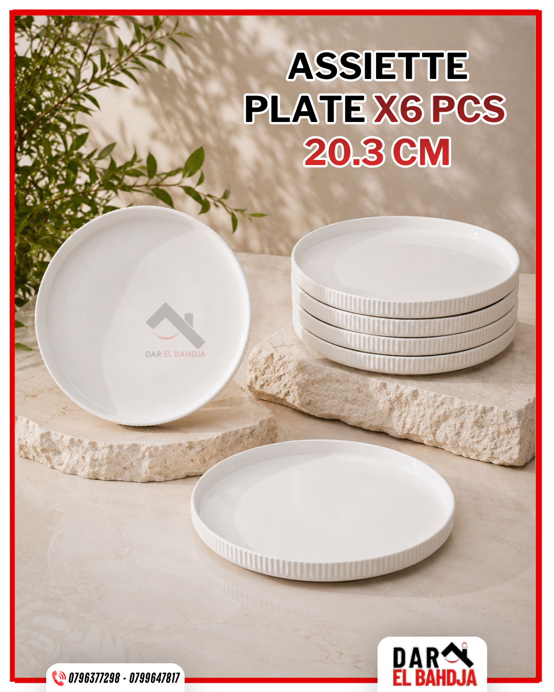 Service à TABLE 24 PCS