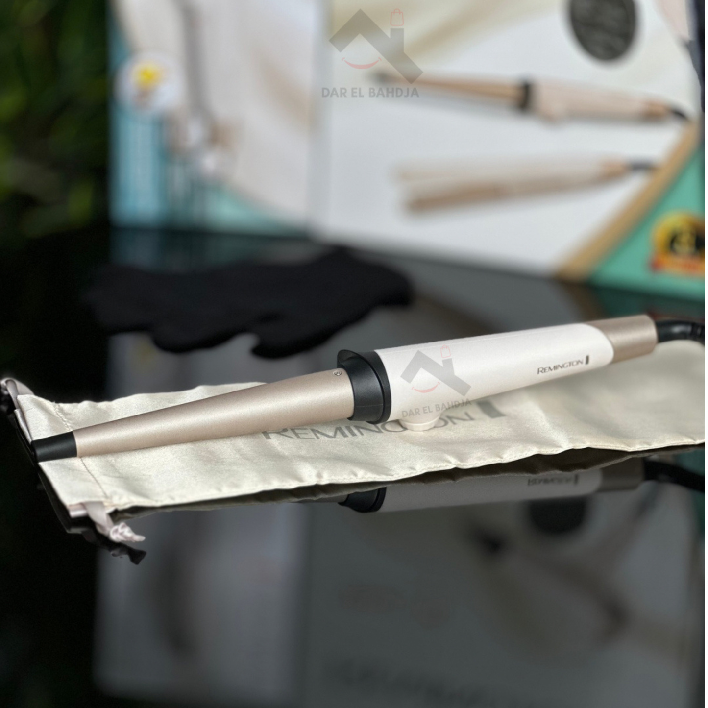 Set De Coiffage 3En1 Sèche Cheveux ,Boucleur Et Lisseur Shea Soft Remington