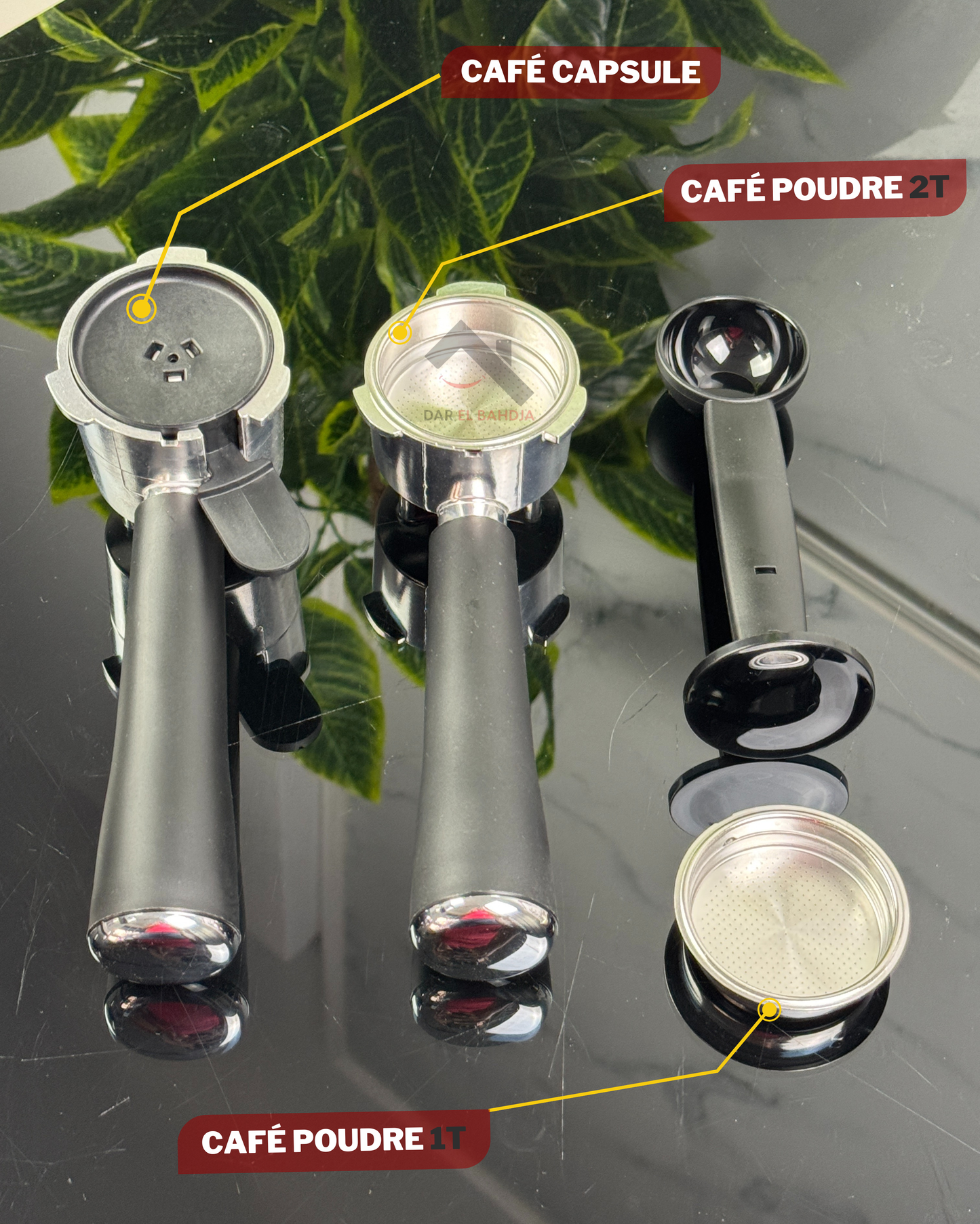 Machine à café Espresso ÉLITE 3 EN 1 20 BARS