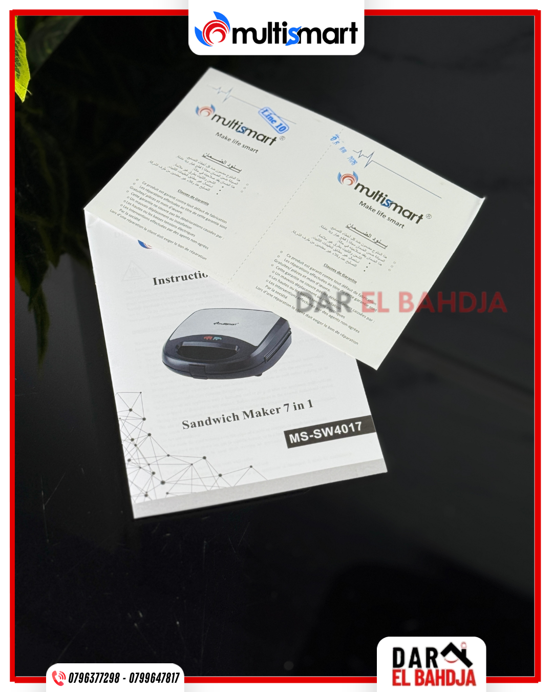 PANINEUSE MULTISMART 7EN1 MS SW 4017