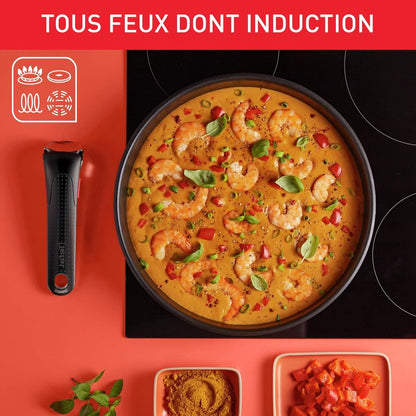 Tefal  Ingenio Batterie   de   Cuisine   20   Pièces   avec   Poignées   Amovibles