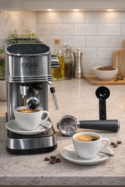 Machine à café  Espresso  ÉLITE  3 EN 1  20 BARS