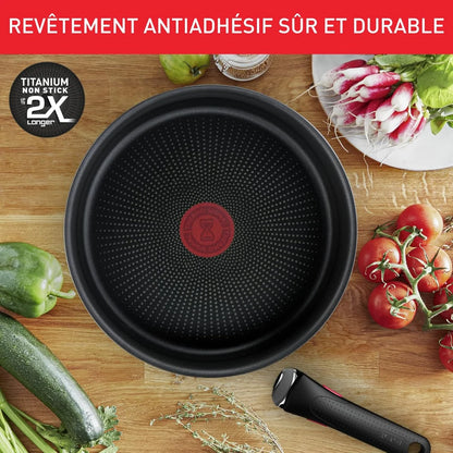 Tefal  Ingenio Batterie   de   Cuisine   20   Pièces   avec   Poignées   Amovibles