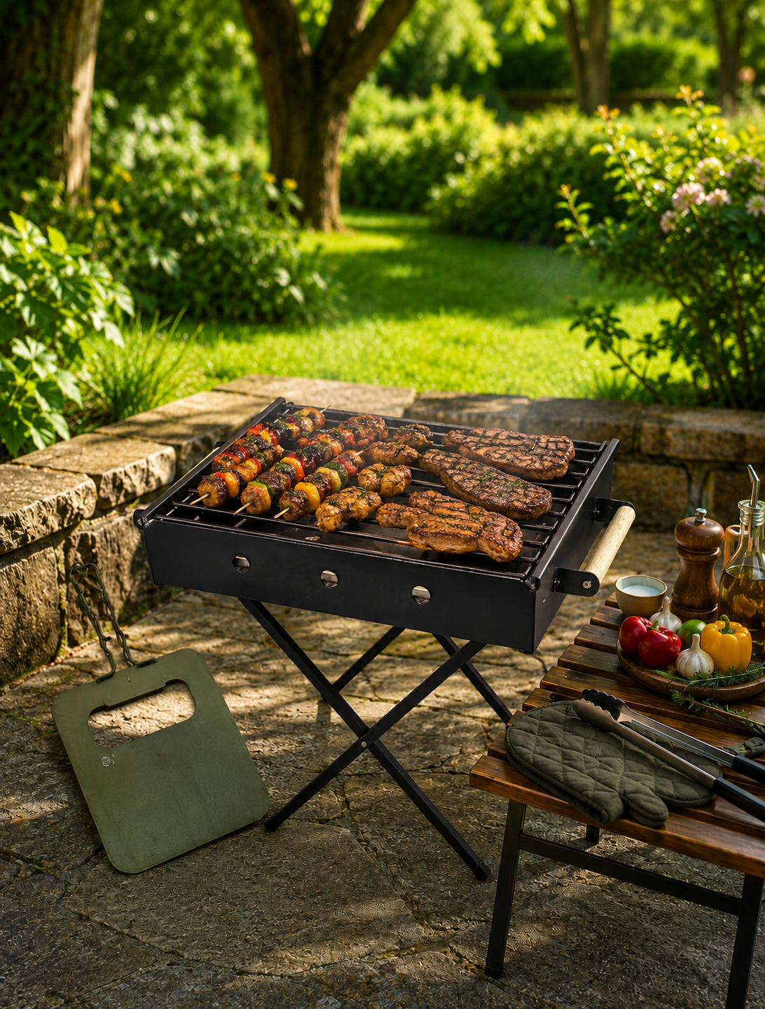BARBECUE À CHARBON