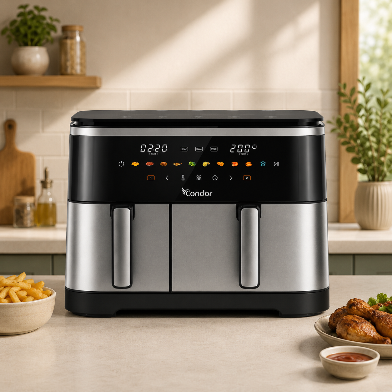 Air fryer Condor Double bac 11L