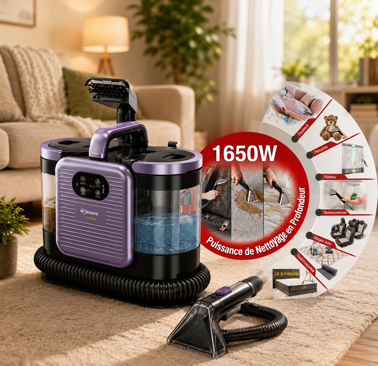 Nettoyeur de tâche Robuste PRO CLEAN
