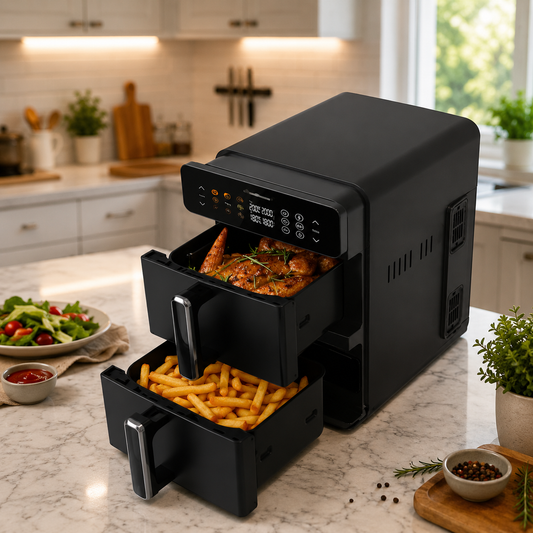 AIR FRYER MULTISMART VERTICAL DOUBLE BAC  2400 WATTS