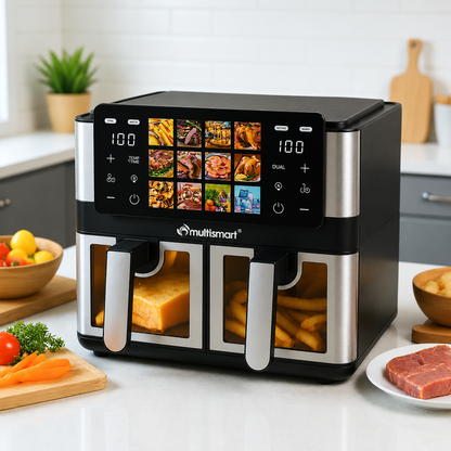 AIR FRYER MULTISMART DOUBLE BAC 8 L