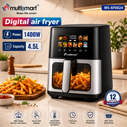 🔥 Friteuse sans huile MULTISMART 💥 4.5L 🔥