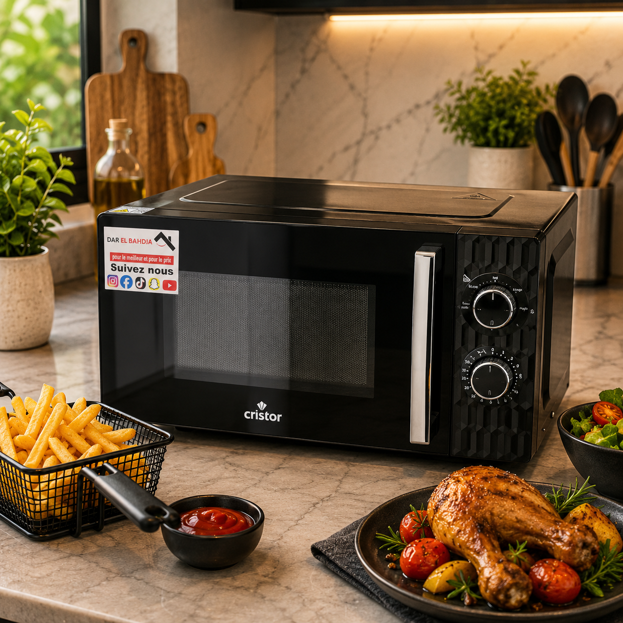Micro-onde 20lt 700 w CRISTOR