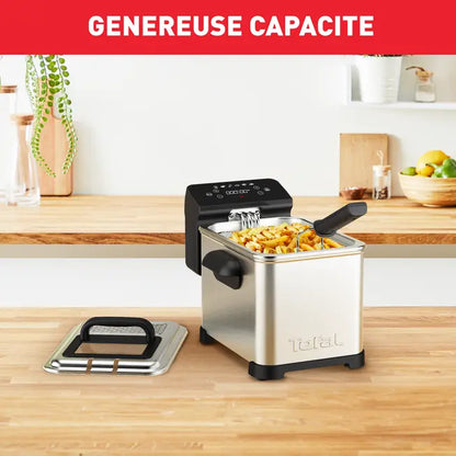 Friteuse a huile inox 4litre Tefal Family Pro digital FR507D10V