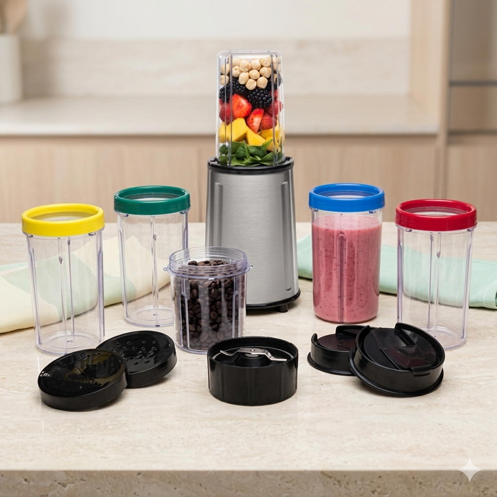 Blender Multifonction 17Pcs Pour Ingrédients Secs Et Humides Tristar BL-4445