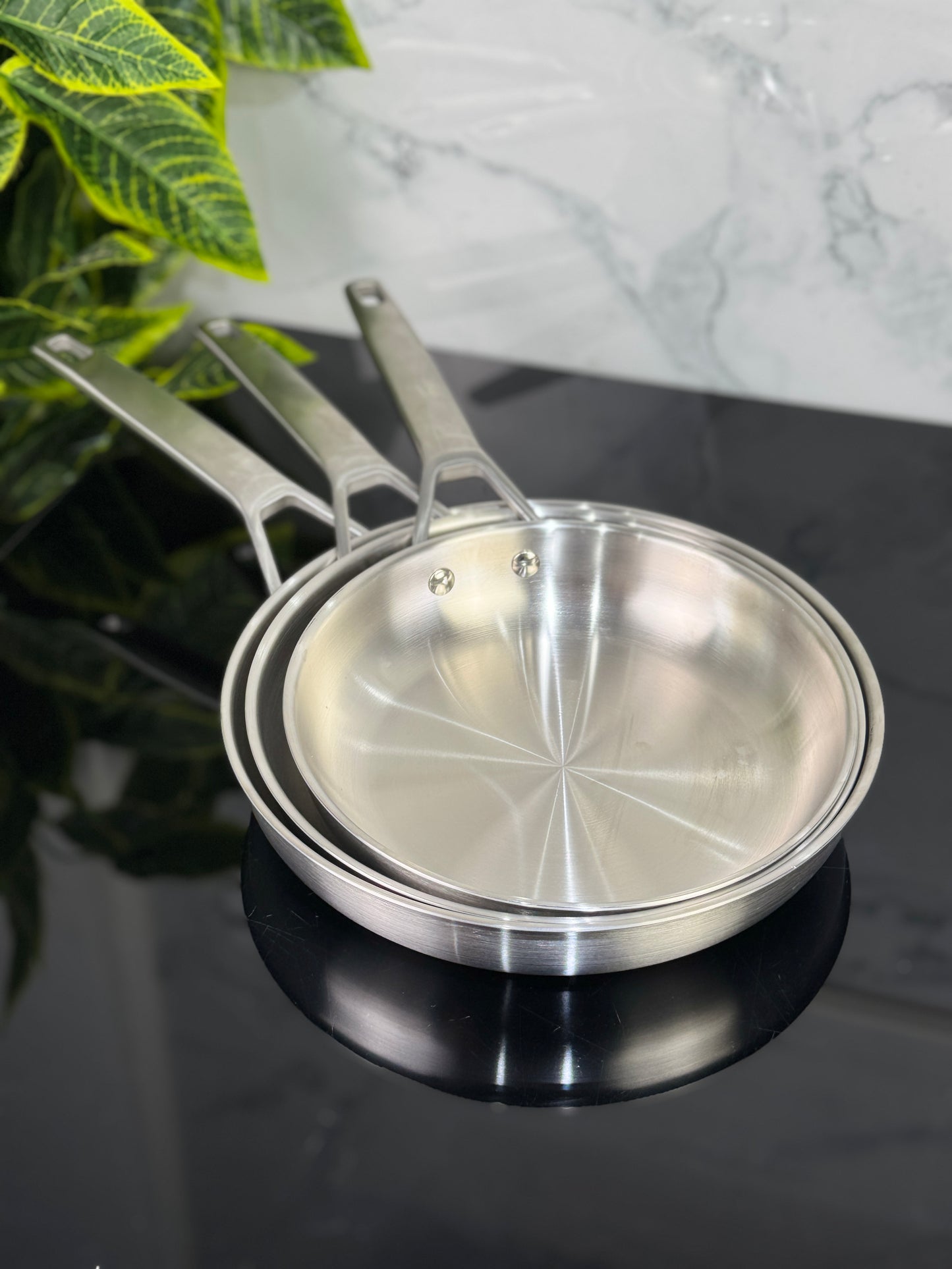 SÉRIE POÊLES BBF  INOX 18/10 QUALITÉ PREMIUM