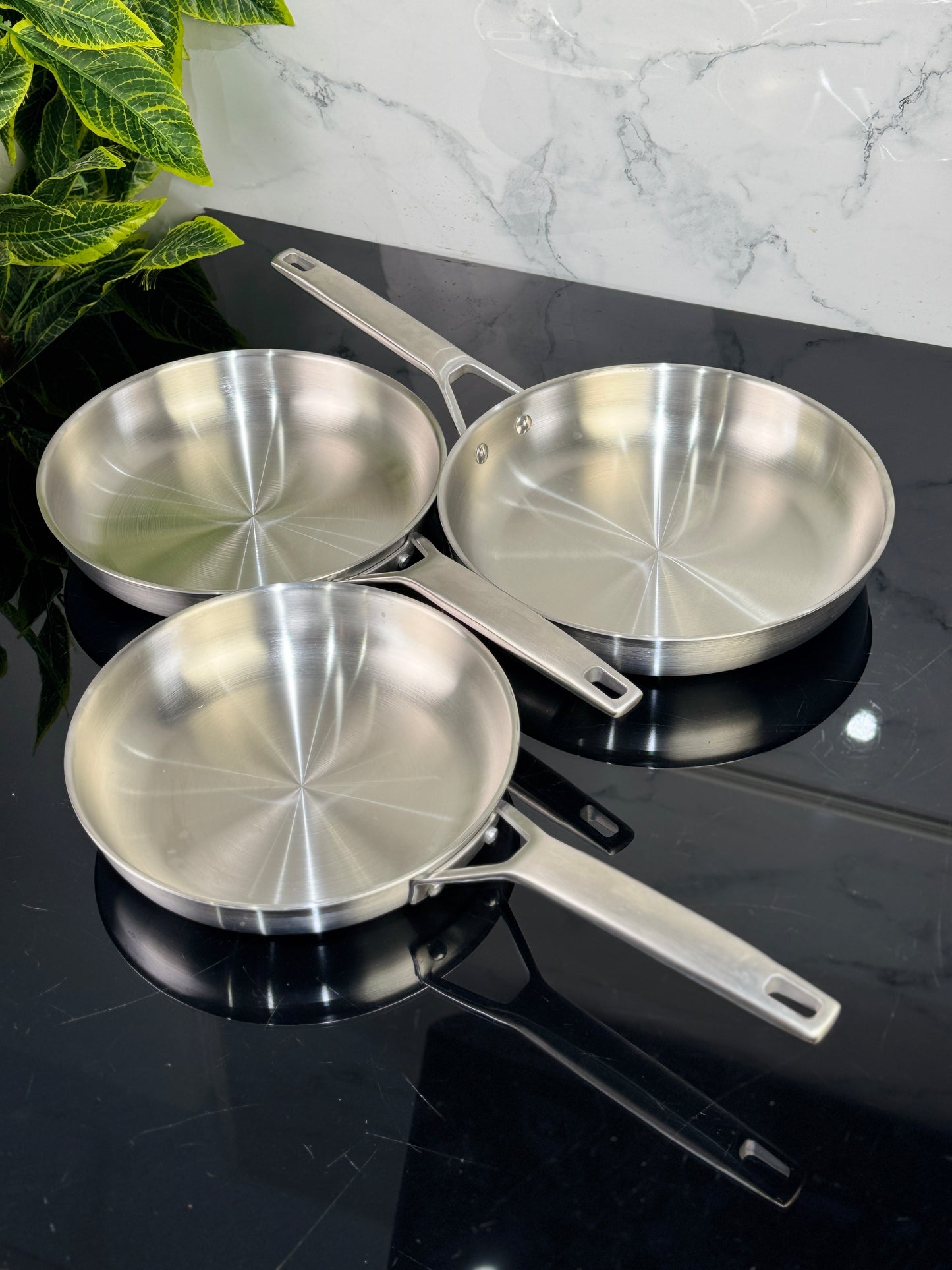 SÉRIE POÊLES BBF  INOX 18/10 QUALITÉ PREMIUM