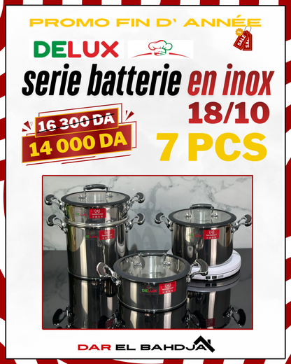 DELUX 7 pcs avec une finition en silicone