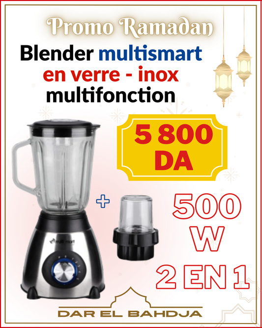 Blender Électrique 2En1 1.5L MS-BD5201