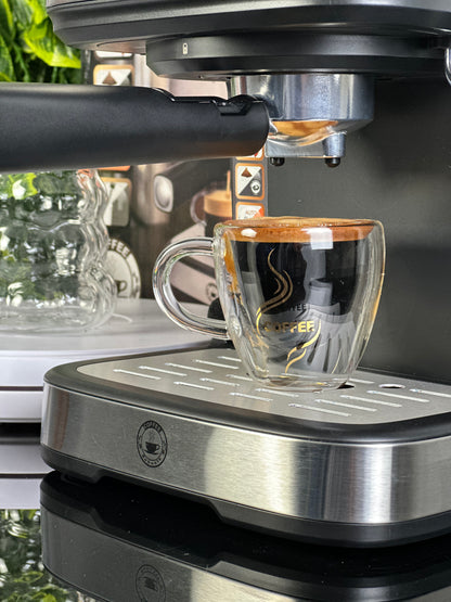 Machine à café inox 15 Bar 1.5 L 1100W MOKA Robuste