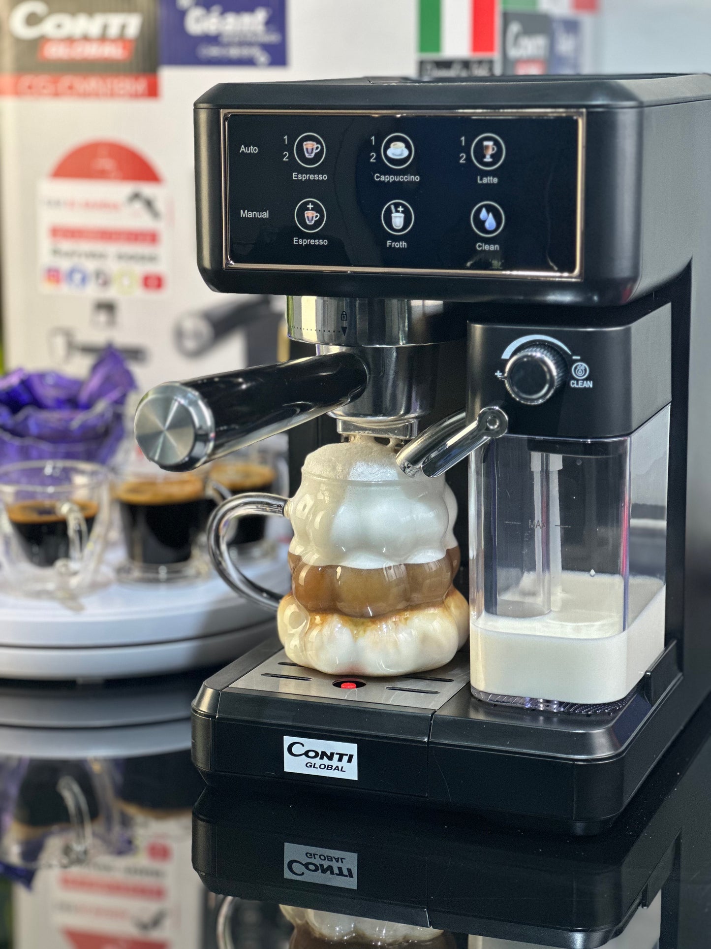 Machine à café Espresso Conti Global 1350 W
