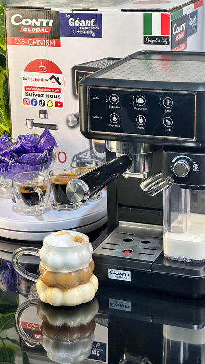 Machine à café Espresso Conti Global 1350 W