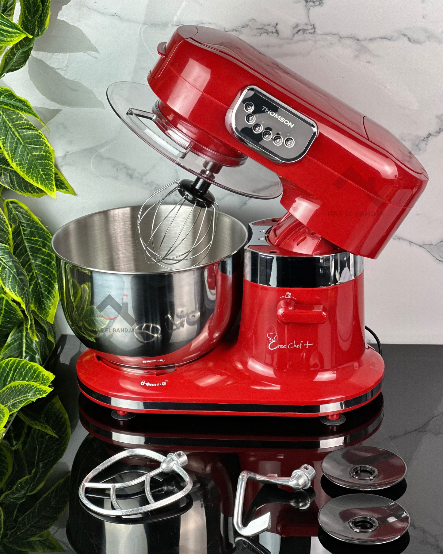 ROBOT PETRIN PATISSIER , 7L , 1500W ROUGE