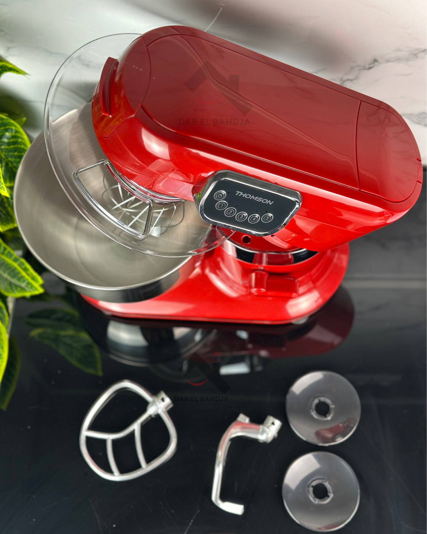 ROBOT PETRIN PATISSIER , 7L , 1500W ROUGE