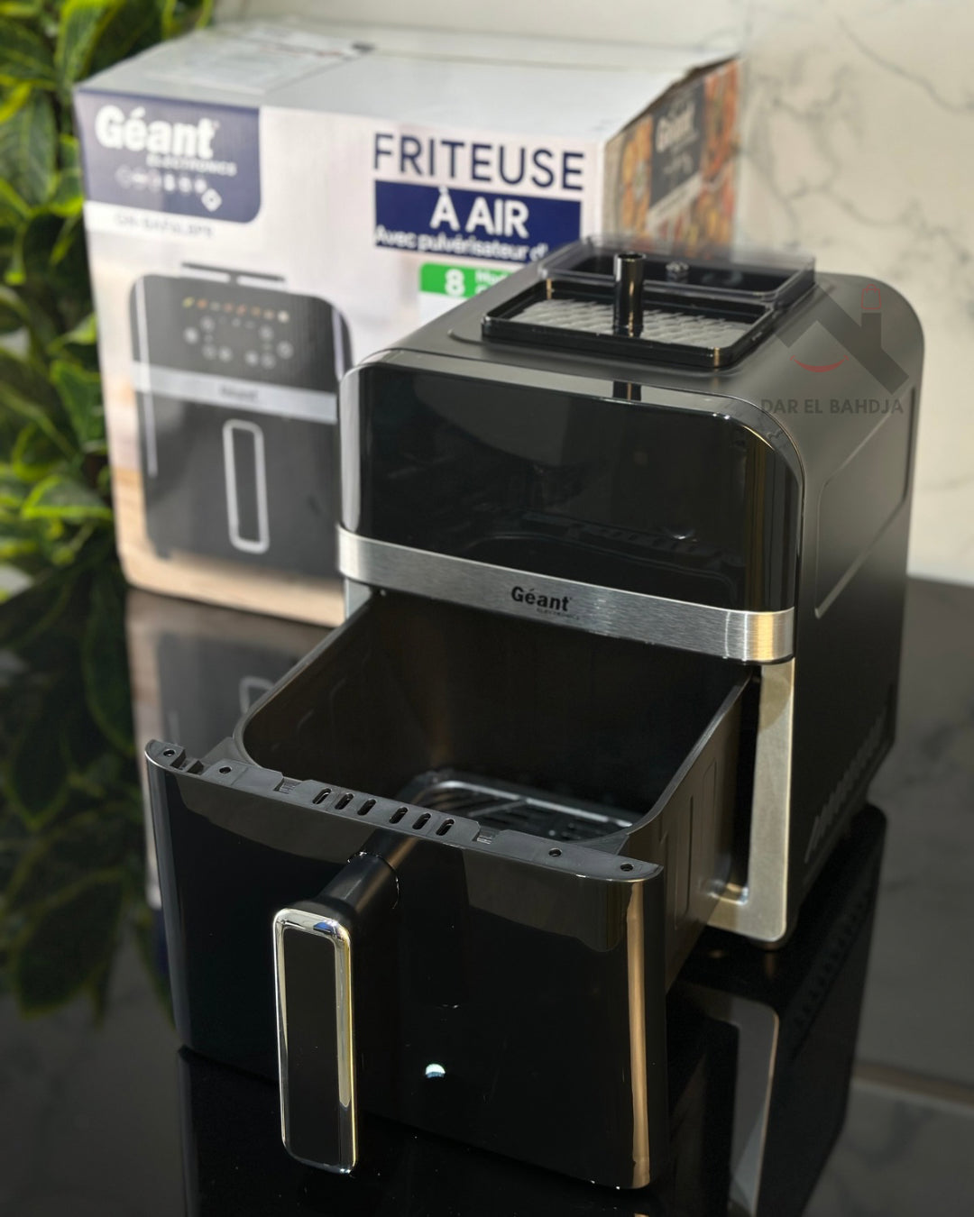 Air Fryer  Géant  6L 8 Programmes Avec Pulvérisateur d'eau- GN-BAF6L8PR