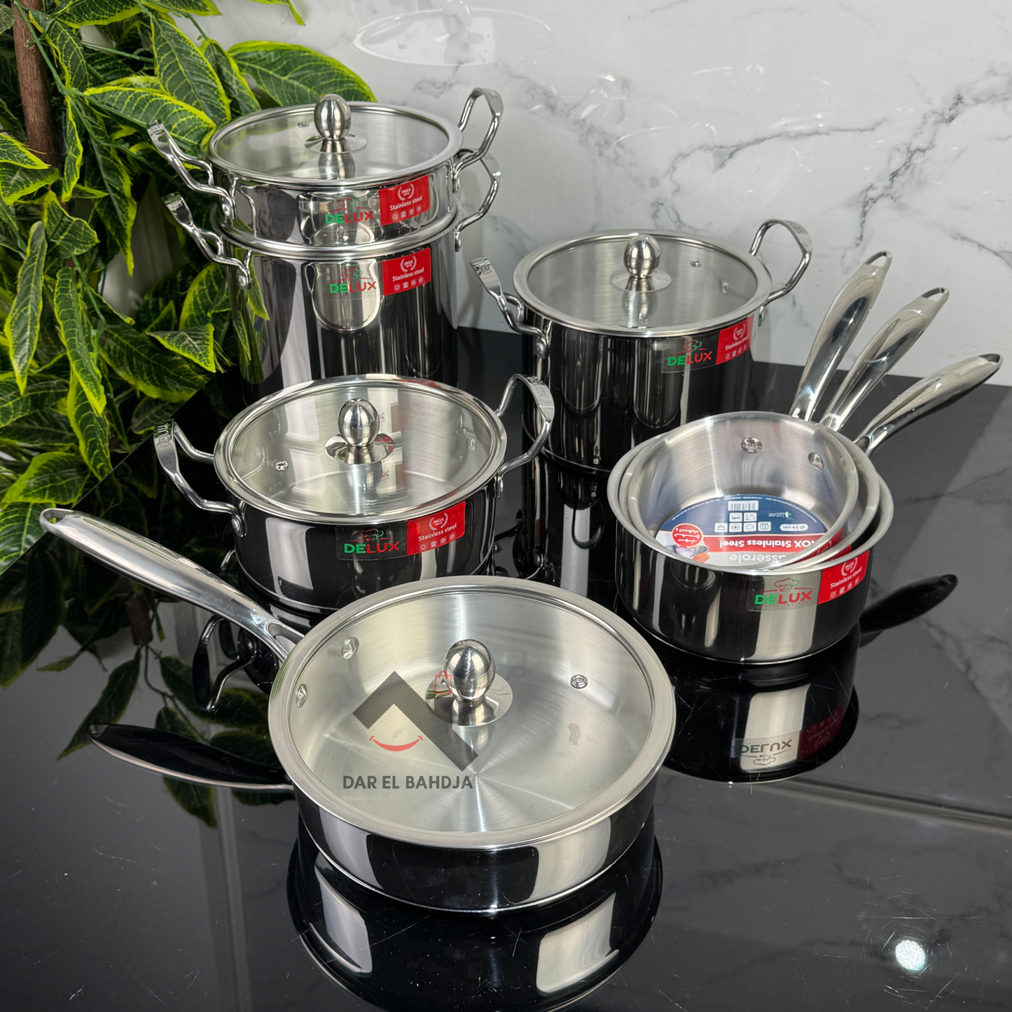 Gamme delux  INOX 18/10  12 PCS