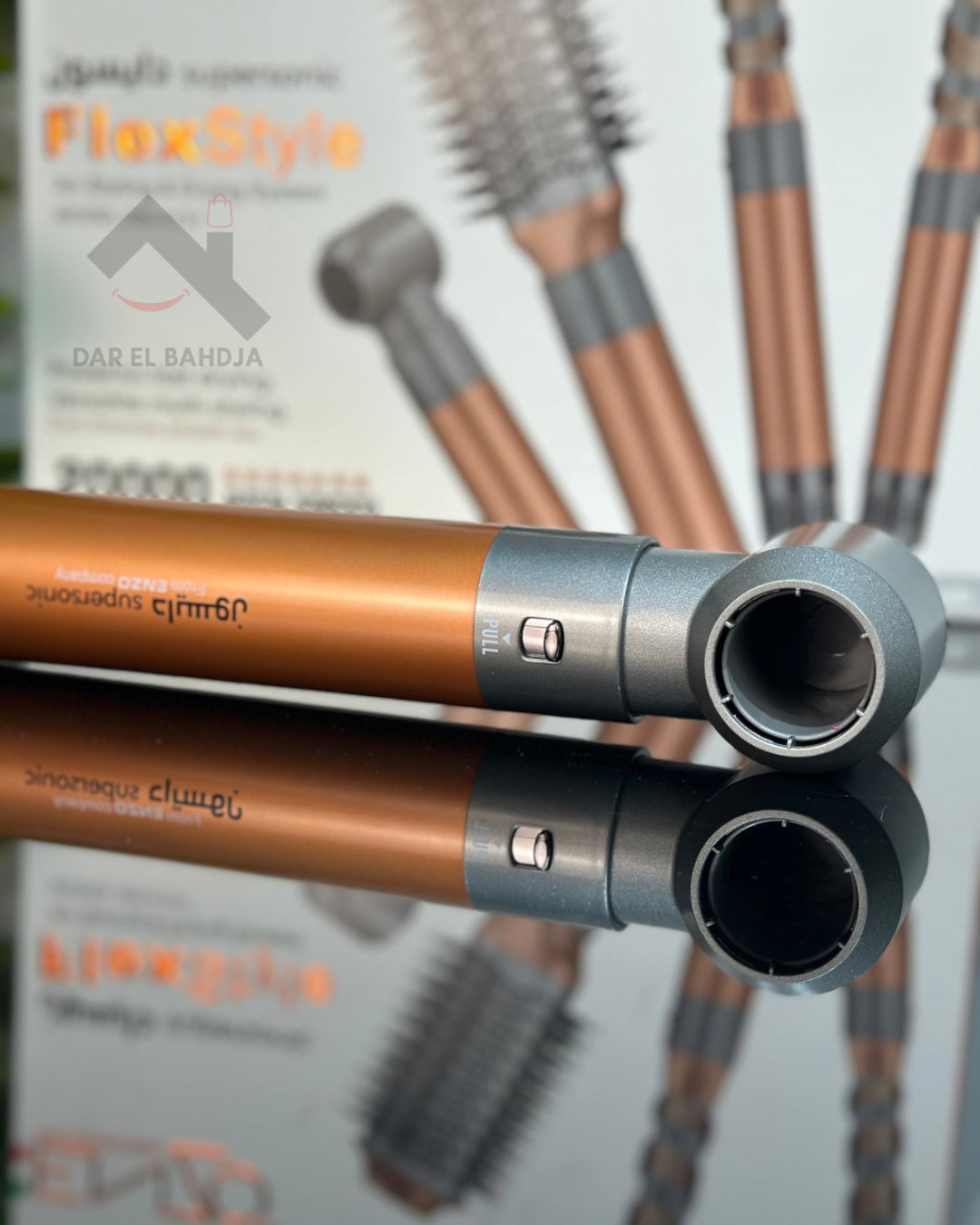 Brosse ENZO🇮🇹 4en1 DYSON supersonic Multifonctions Flexstyle EN-4131