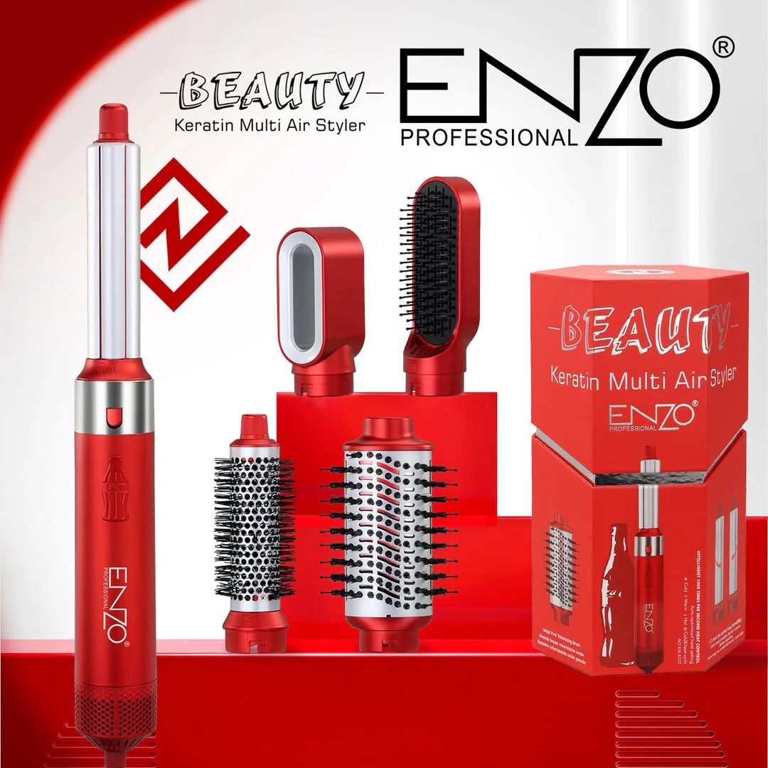 Pack Enzo Pro Multifonction Brosse Soufflante et Sèche-Cheveux Haute Vitesse ENZO Original EN-6227