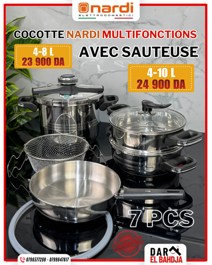 Cocotte Clipso NARDI 💥 Inox 18/10 Original 💥 Minuteur